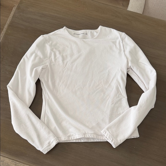 Abercrombie & Fitch Tops - Abercrombie White Long Sleeve Top
